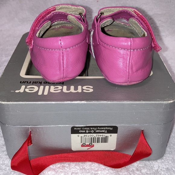 Smaller see Kai run 0/6m raspberry pink Mary Jane Tamar - Picture 3 of 7